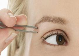 Here is How To Shape Your Eyebrows With Tweezers at Home