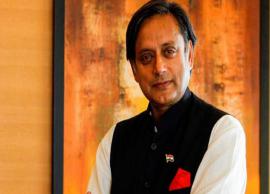 Oops Shashi Tharoor slip is showing