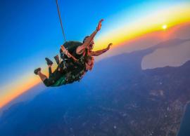 8 Places To Experience Skydiving in India