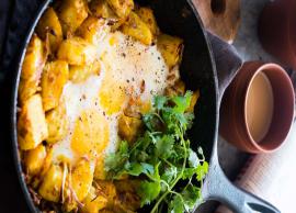 Recipe- Spiced Indian Potatoes and Egg Skillet