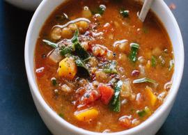 Enjoy Chill Winter Days With Spicy Veggie and Lentil Soup