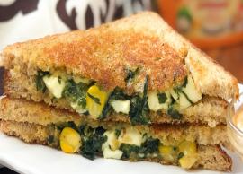 Recipe- Perfect for Breakfast are These Spinach and Corn Sandwich