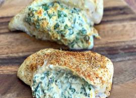 Recipe- Try This Creamy Spinach Stuffed Chicken