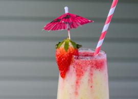 Recipe- Make Your Summer Day Refreshing With Strawberry Colada Smoothie