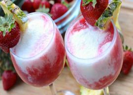 Recipe- Strawberry Colada Smoothie, Perfect Drink For Summer 