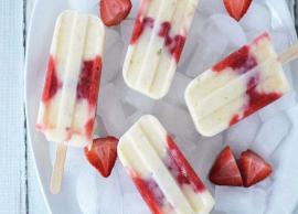 Recipe- Mouthwatering Strawberry Cheesecake Popsicle