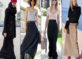 5 Stylish Ways To Pair Long Skirts