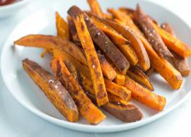 Recipe- Baked Sweet Potato Fries For Tea Time Snack
