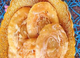 Diwali Recipe- Crispy and Delicious Layered Sweet Puri
