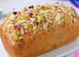 Recipe- Delectable Fusion Dessert Eggless Thandai Cake in Cooker
