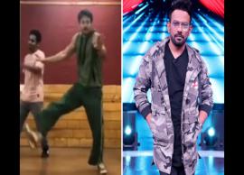 VIDEO- Tiger Shroff recreates Dharmesh’s audition from Dance India Dance
