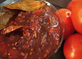 Recipe- Chatpati Tomato and Dates Chutney
