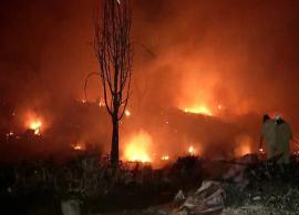 Over 1,000 shanties destroyed after major fire breaks out in slums of Delhi's Tughlakabad 