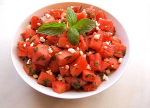 Watermelon and Mint Salad