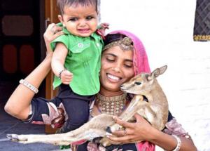 Women of This Village Breastfeed Baby of Deer