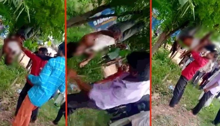 उत्तरप्रदेश : लड़की भगाने वाले युवक के भाई को पेड़ से बांध बेरहमी से पीटा, पुलिस ने किया 2 को गिरफ्तार
