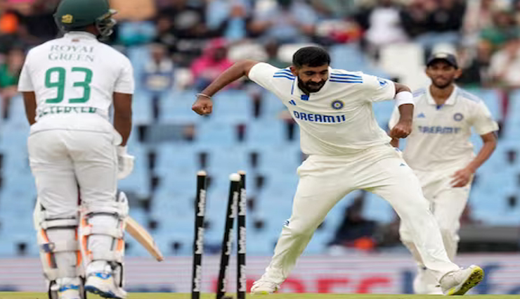 बुमराह ने पलटा पासा, भारत के खिलाफ 163 रनों की बढ़त ले पाया दक्षिण अफ्रीका