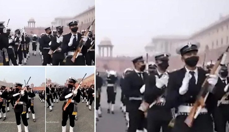 नौसेना के जवानों का यह वीडियो मचा रहा तहलका! वर्दी पहने और राइफल पकड़े ‘मोनिका ओ माई डार्लिंग’ गीत पर दिखे थिरकते 