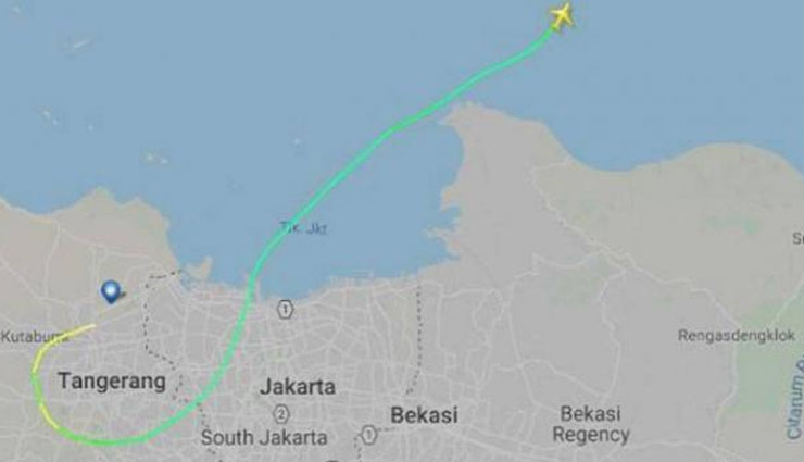 इंडोनेशिया: समुद्र में क्रैश हुआ विमान, 189 यात्री थे सवार lion air fight,jakarta,plane crashed