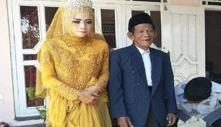 अनोखी शादी : 83 साल के दूल्हे ने 27 की दुल्हन से रचाई शादी