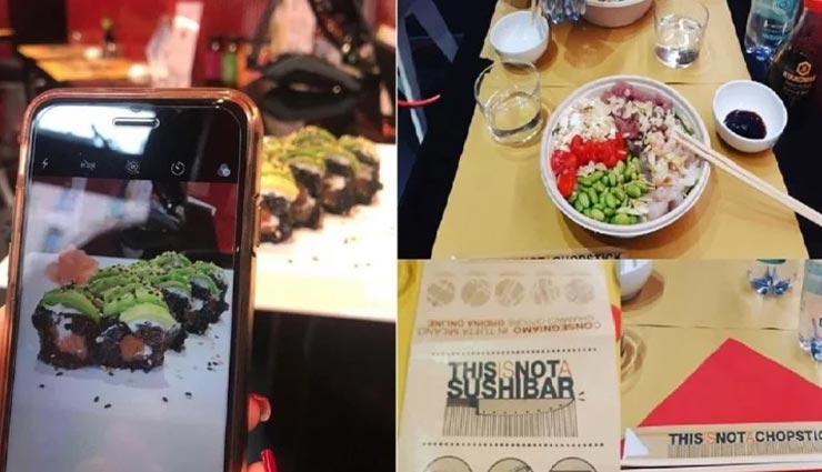 weird news,weird restaurant,milan restaurant,free food for post a picture,picture on instagram