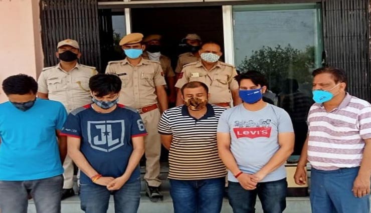 नागौर : IPL मैच पर सट्‌टा लगाते गिरफ्तार हुए 5 सट्‌टेबाज, मिले 74200 रुपये नकद