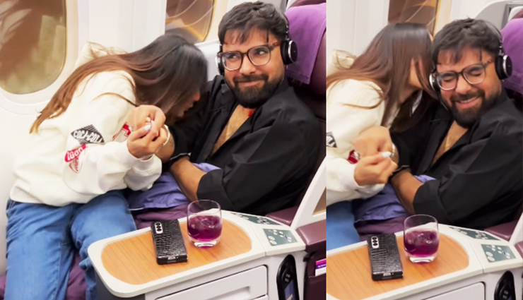 पति के साथ रोमांटिक हुईं पाक एक्ट्रेस इकरा, फ्लाइट में पार की सारी हदें, लोग बोले- 'बेडरूम तक सीमित रखें ये हरकतें'