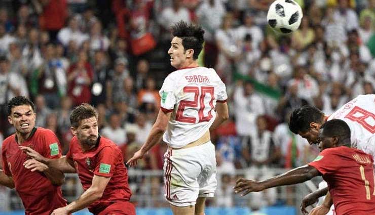 फीफा वर्ल्ड कप 2018 : अंतिम-16 में पहुंचा पुर्तगाल, ईरान के साथ मुकाबला 1-1 की बराबरी पर खत्म हुआ
