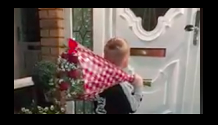 VIRAL- The Little Boy Delivery Flowers Will Win Your Heart