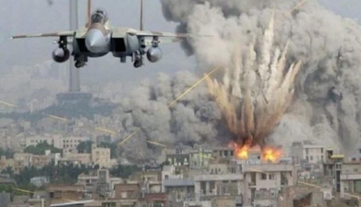 इस्राइल ने की सीरिया में भीषण बमबारी, दर्जनों लड़ाके हुए हताहत