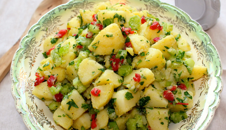 italian potato salad,italian potato salad recipe,hunger struck,food