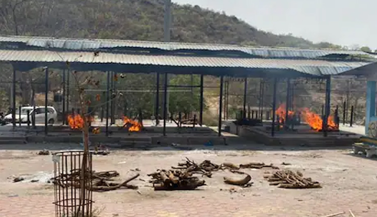 MP News: जबलपुर में कोरोना का भयानक रूप, श्मशान घाटों में नहीं बुझ रही चिताओं की आग