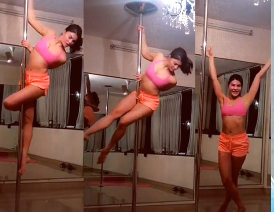 PHOTOS - जैकलिन के पोल डांस को टक्कर देने आया यह बॉलीवुड स्टार, फोटो हुई वायरल