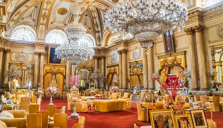 royal palaces in india,must-visit palaces india,indian heritage hotels,historic palaces india,mysore palace,prag mahal bhuj,chowmahalla palace,padmanabhapuram palace,thanjavur palace,jai vilas mahal,jal mahal jaipur,leh palace,datia palace,ujjayanta palace,cooch behar palace