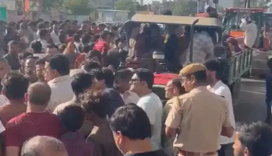 जयपुर में JDA की कार्रवाई पर व्यापारियों का विरोध, पट्टा होने के बावजूद दुकानें तोड़ने का आरोप