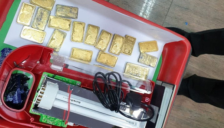 जयपुर एयरपोर्ट पर पकड़े गए 14 तस्कर, बरामद हुआ 15.67 करोड़ का सोना