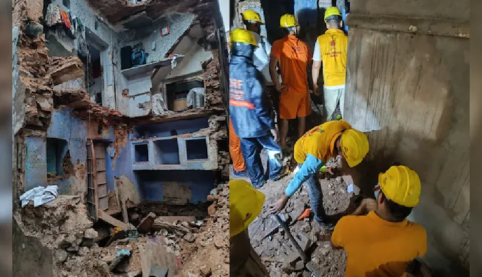 जयपुर में आधी रात का दर्दनाक हादसा: जर्जर मकान ढहने से पिता-पुत्री की मौत, 19 लोग मलबे में दबे