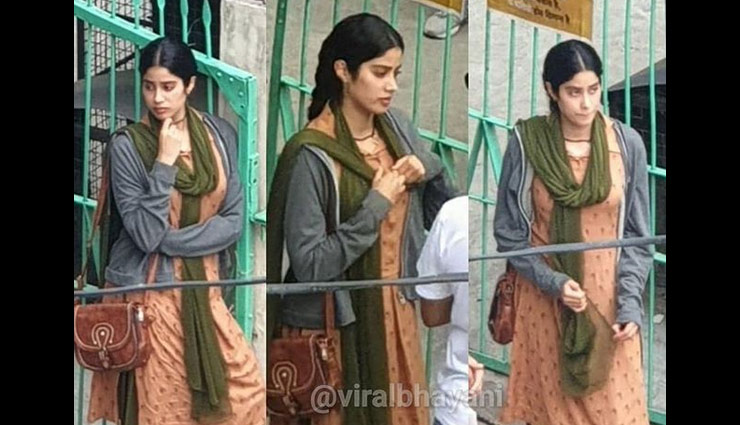 शुरू हुई ‘रूह अफजा’, सामने आया जाह्नवी का देसी लुक