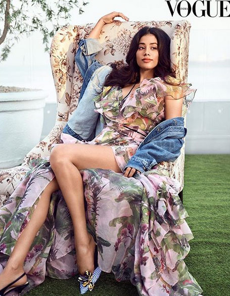 bollywood,jhanvi kapoor,photoshoot,vogue magazine