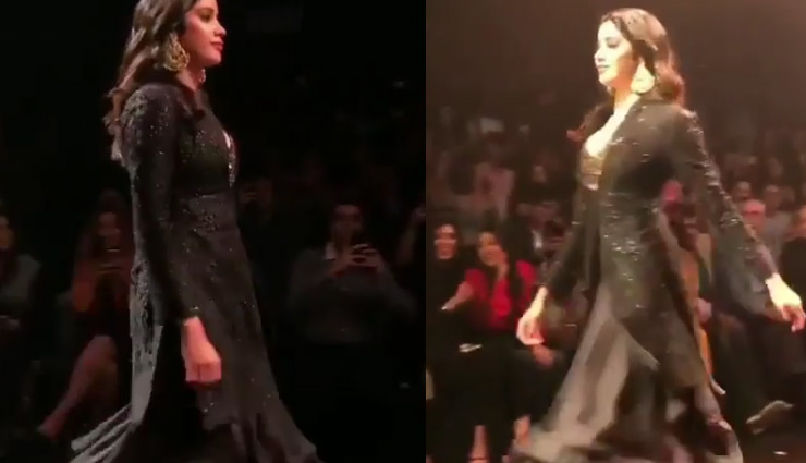 Lakme Fashion Week : ब्लैक ड्रेस में जाह्नवी कपूर ने बिखेरा जलवा, साथ नजर आए अनिल कपूर-रणवीर सिंह, देखे वीडियो