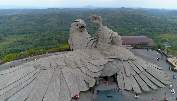 kollam tourist spots,top attractions in kollam,must-visit places in kollam,best places in kollam,jatayu earth’s center kollam,thangassery lighthouse,palaruvi falls kollam,kollam travel guide