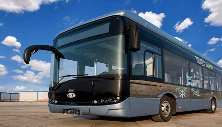 electric bus,electric bus running in india,olectra c9,olectra ebuzz k6 luxe
