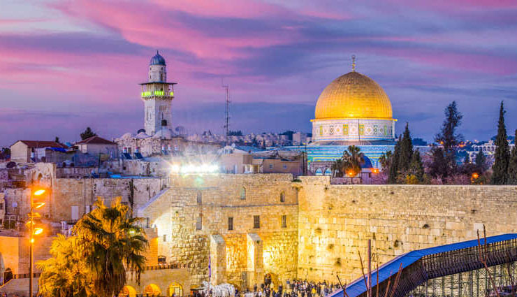 jerusalem,major attractions of jerusalem,places to visit in jerusalem,the western wall,via dolorosa,dome of the rock,abu ghosh,the rekevet trail