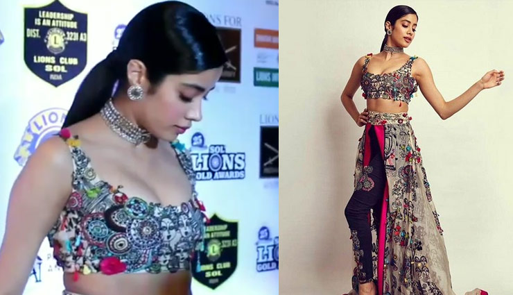 अवार्ड फंक्शन के दौरान कुछ इस अंदाज में आईं नजर जाह्ववी कपूर, वीडियो हुआ वायरल