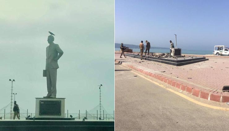 पाकिस्तान में बम से उड़ा दी गई मोहम्मद अली जिन्ना की मूर्ति, पर्यटकों के रूप में आए थे बलूच विद्रोही
