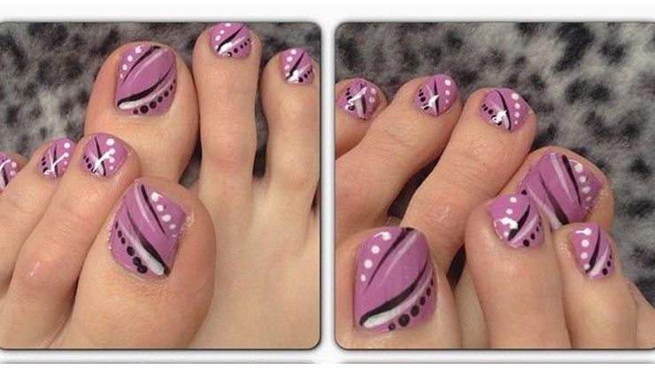 Fashion trends 5 types of feet nail arts 11276 पैरो के नाखुनो के लिए खास  नेल आर्ट - lifeberrys.com हिंदी