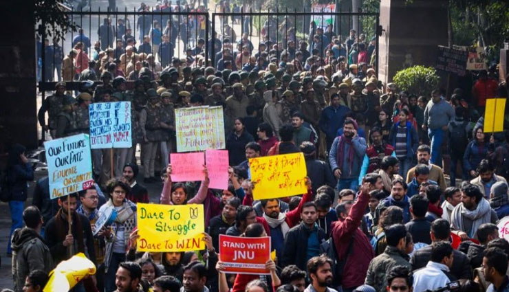 jnu violence by anti-left group,delhi police,jnu violence,deputy commissioner of police,joy tirkey