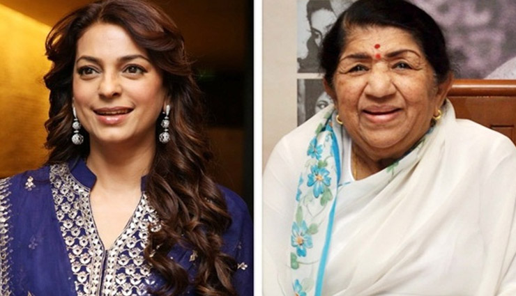 Juhi Chawla Receives a Special Note From Lata Mangeshkar