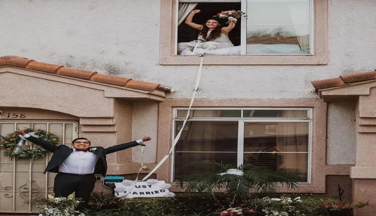 दुल्हन के कोरोना संक्रमित होने पर शादी के लिए दूल्हे ने किया जुगाड़, सोशल मीडिया पर हो रही खूब तारीफ