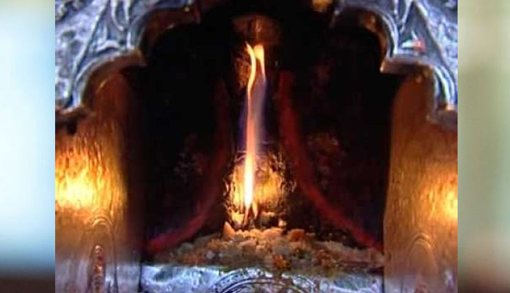 india,jwala mata temple temple were flames are burning from ages,jwala mata temple,himachal pradesh,mythological temples